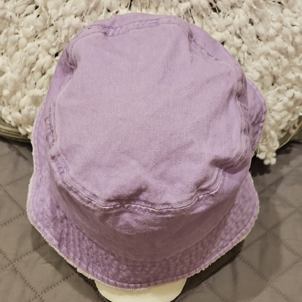 David and Young Purple 100% Cotton Bucket Hat - Picture 7 of 14